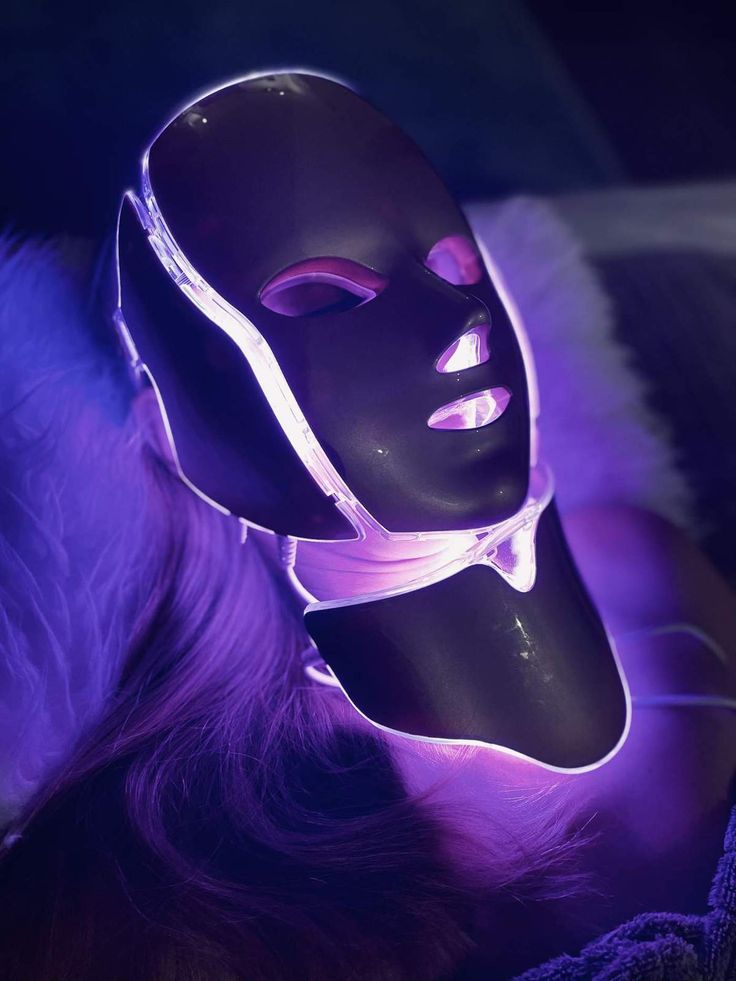 Mascara LED facial 7 colores