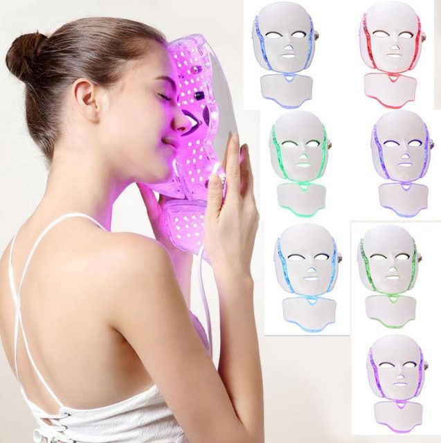 Mascara LED facial 7 colores